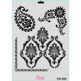 Rich Dantel Seri DN-926 35x25 cm Stencil