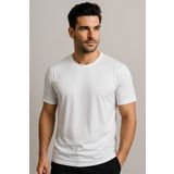Rich Erkek %100 Pamuk Slim Fit Sporcu Tişört Basic Bisiklet Yaka Kısa Kollu T-Shirt