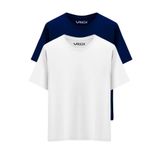 Rich Erkek 2 Li Paket %100 Pamuk Oversize Tişört Basic Bisiklet Yaka Kısa Kollu T-Shirt
