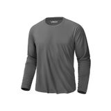 Rich Erkek Antrasit Basic Uzun Kollu Tişört Sporcu Body T-shirt