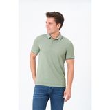 Rich Erkek Basic Tişört Polo Yaka T-shirt - Yeşil