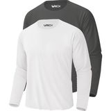 Rich Erkek Beyaz-Antrasit 2'li Paket Basic Uzun Kollu Sporcu Body - Beyaz - Füme