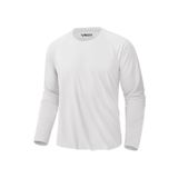 Rich Erkek Beyaz Basic Uzun Kollu Tişört Sporcu Body T-shirt