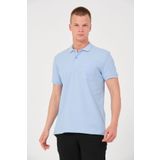 Rich Erkek Düz Renk Cepli Polo Yaka Tişört T-shirt