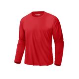 Rich Erkek Kırmızı Basic Uzun Kollu Tişört Sporcu Body T-shirt