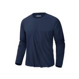 Rich Erkek Lacivert Basic Uzun Kollu Tişört Sporcu Body T-shirt