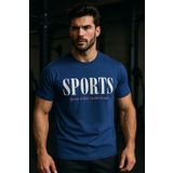 Rich Erkek Lacivet Basic T-shirt Baskılı Slim Fit %100 Pamuk Tişört