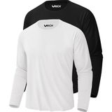 Rich Erkek Siyah-Beyaz 2'li Paket Basic Uzun Kollu Sporcu Body - Siyah - Beyaz