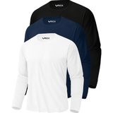 Rich Erkek Siyah-Beyaz-Lacivert 3'lü Paket Basic Uzun Kollu Sporcu Body - Siyah - Beyaz - Laci - XL