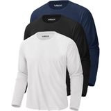 Rich Erkek Siyah-Beyaz-Lavicert 3'lü Paket Basic Uzun Kollu Tişört Sporcu Body T-shirt - 0 Siyah