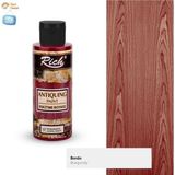 Rich Eskitme Boyası Antiquing Bordo N:1612 Su Bazlı Akrilik Tüm Yüzey 120ML