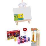 Rich Funny Kids 25 ml Akrilik 12 Li Masaüstü Şövale Set