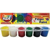 rich funny kids 25 ml parmak boyası 6 lı set - Yok