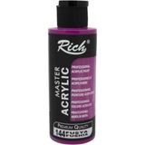 Rich Fuşya Boya Akrilik 120CC Master N:144 Yoğun Pigment ve Üstüm Kapatıcılık