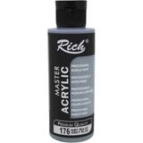 Rich Gri Mavi Boya Akrilik 120CC Master N:176 Yoğun Pigment ve Üstüm Kapatıcılık