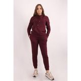 Rich Kadın Basic Örme Cepli Eşofman Altı Pantolon - Bordo - XS