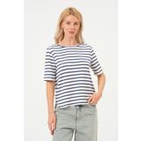 Rich Kadın Çizgili Tişört Oversize T-shirt