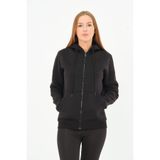 Rich Kadın Kanguru Cepli Kapüşonlu Sweatshirt İçi Polar Kalın Hırka