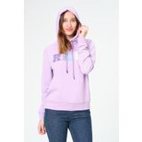 Rich Kadın Kapüşonlu Süzüne Baskılı Sweatshirt