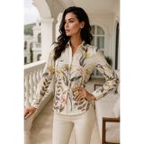 Rich Kadın Saten Gizli Düğme Detaylı Design Slim Fit Gömlek