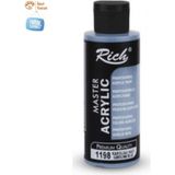 Rich Karolina Mavi Boya Akrilik 120CC Master N:1198 Yoğun Pigment ve Üstüm Kapatıcılık