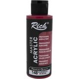 Rich Kırmızı Boya Akrilik 120CC Master N:148 Yoğun Pigment ve Üstüm Kapatıcılık
