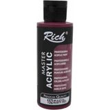 Rich Kızıl Boya Akrilik 120CC Master N:152 Yoğun Pigment ve Üstüm Kapatıcılık