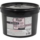 Rich Klasik Rölyef Pasta Beyaz Su Bazlı Yüksek Kalite 3500 GR Sanatsal Çalışmalar İçin