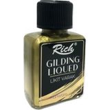 Rich Likit Varak Gilding Liquid Altın Renk 75CC Standart Boya Özelliği ile Sanatsal Malzeme