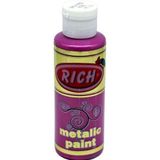 Rich Metalik 0744 Fuşya 120 cc Akrilik Boya