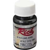 Rich Metalik Kumaş Boyası 50CC Siyah - Çok Renkli