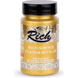 Rich Multi Surface Titanyum Metalik 90 cc Beyaz Altın Akrilik Boya
