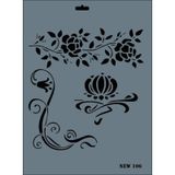 Rich N-106 Yeni Seri XL 35x25 cm Stencil