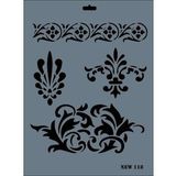 Rich N-118 Yeni Seri XL 35x25 cm Stencil