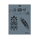 Rich N-119 Yeni Seri XL 35x25 cm Stencil