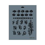 Rich N-123 Yeni Seri XL 35x25 cm Stencil