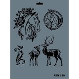 Rich N-169 Yeni Seri XL 35x25 cm Stencil
