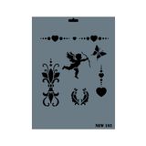 Rich N-192 Yeni Seri XL 35x25 cm Stencil
