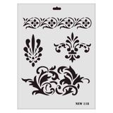 Rich New-118 Desen Stencil 25x35 cm Şablon
