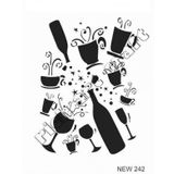 Rich NEW-242 Stencil 25x35 cm Boyama Şablonu