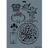Rich NEW-330 Stencil 25x35 cm Boyama Şablonu