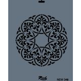 Rich NEW-346 Stencil 25x35 cm Boyama Şablonu