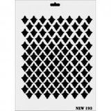 Rich New Seri N 193 35x25 cm Stencil