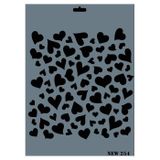 Rich New Seri N-254 35x25 cm Stencil