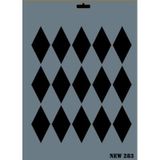 Rich New Seri N 283 35x25 cm Stencil
