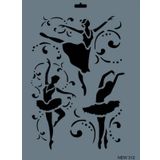 Rich New Seri N-312 35x25 cm Stencil