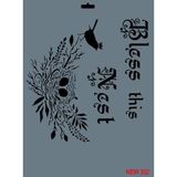 Rich New Seri N-332 35x25 cm Stencil