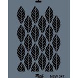 Rich New Seri N-347 35x25 cm Stencil