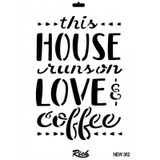 Rich New Seri N 362 35x25 cm Stencil