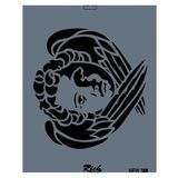 Rich New Seri N-388 35x25 cm Stencil